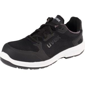 Halbschuh schwarz/weiß 1 sport, S1P, EU-Schuhgröße: 39 - Uvex