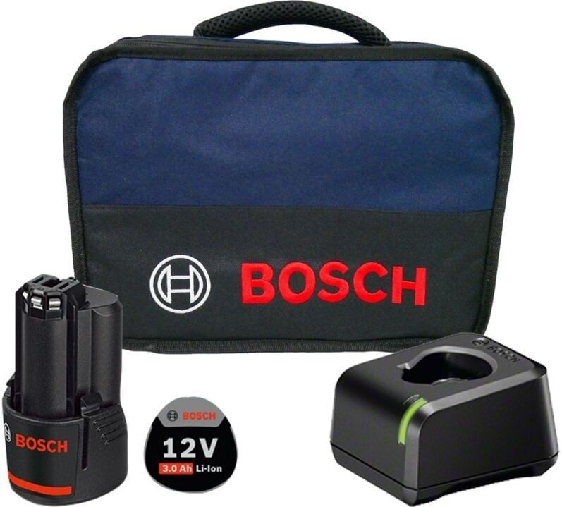 Starter-Set 12 v / 1x 3,0 Ah Akku + Ladegerät gal 12V-20 im Softbag - Bosch