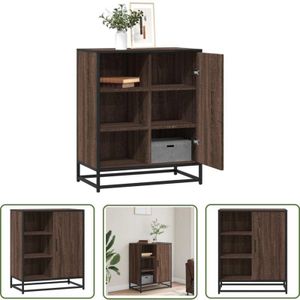 VidaXL Sideboard Braun Eichen-Optik 62x35x76 cm Holzwerkstoff