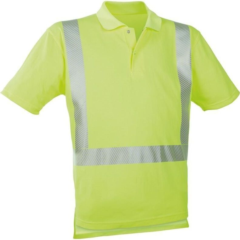 Warnpoloshirt Gr. l leuchtgelb - Watex