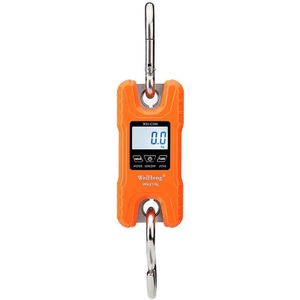 Linghhang - Elektronische Häkelwaage WH-C500 500 kg/100 g, orange – orange