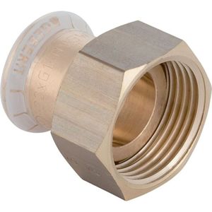 Geberit Mapress Kupfer Übergang mit Überwurfmutter, CC499K, d 18mm, di 13mm, G 3/4"