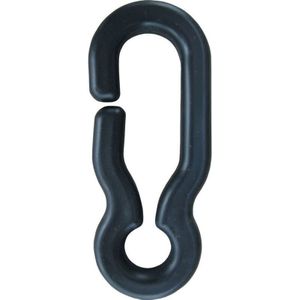 Temka - Universalhaken schwarz für Kunststoffkette