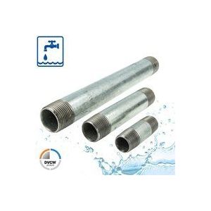 Rohrdoppelnippel - Langnippel Stahl verzinkt, Typ 23, 2 1/2 Zoll x 300 mm