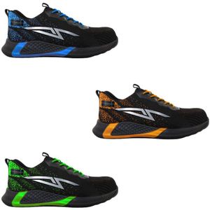 Technosafe - Neon Shock Low S3 sr esd Sicherheitshalbschuhe - 42 eu - Blau