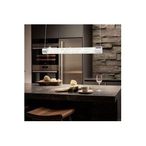 Globo Lighting - Kunstvolle 24W led Pendel Hänge Lampe Dimmbar Chrom Acryl alivio