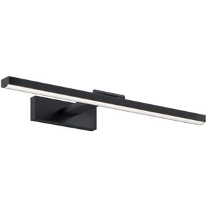 Bilderleuchte Wandlampe Wandleuchte led Wohnzimmerlampe schwarz chrom b 49,5 cm