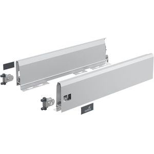 ArciTech Zarge Set silber Höhe: 126 mm Länge: 450 mm incl. Frontbef.