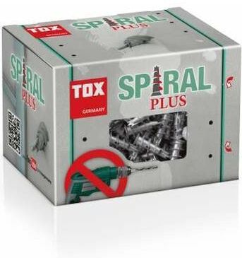 Gipskartondübel Spiral Plus 37 Metall ohne Schraube, 068100021 - TOX