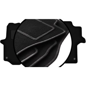 Komplettset Veloursmatten für: Mercedes Crafter II Kastenwagen (2016-)