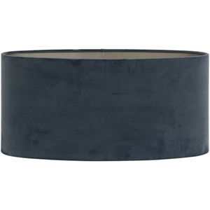 Light & Living - lampenschirm - Velours - blau - textil - E27 -