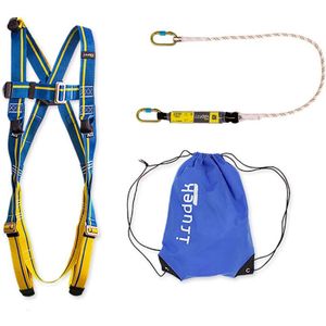 Irudek - Apeninos Absturzsicherungsgurt-Kit - s/m - Blu/Giallo