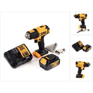 Dce 530 M1 Akku Heißluftpistole 18V 530°C + 1x Akku 4,0Ah + 1x Lader + Flächen- und Reflektordüse - Dewalt