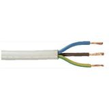 Weitere - Schlauchleitung H05VV-F 3 x 1,5 - 10 Meter weiß Gummileitung Leitung Kabel
