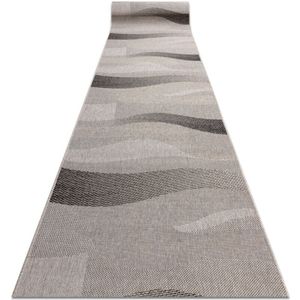 Läufer SIZAL FLOORLUX Modell 20212 silver / black 100 cm beige 100x1250 cm