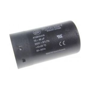 Motorstarter-Kondensator 72 A 86uF 220Vac Faston 12AG035