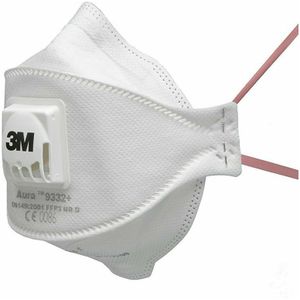 Genisys - Mundschutz Maske FFP3 Atemschutzmaske Gesichtsmaske Mund Nasenschutz mit Ventil 3M™ Aura™ 9332+