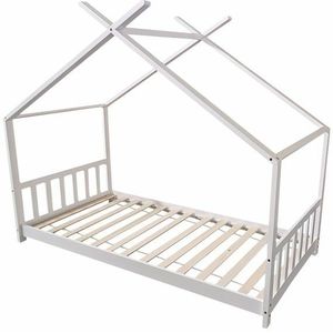 Hüttenbett für Kinder 190x90cm weiß gaspard