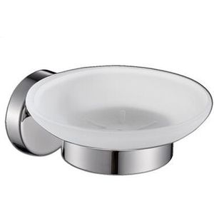 Pluvia pro Seifenschale aus Glas und Edelstahl