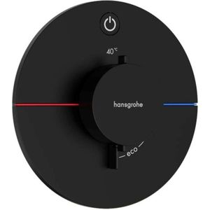 Hansgrohe - ShowerSelect Comfort - Unterputz-Thermostatarmatur, schwarz matt 15553670