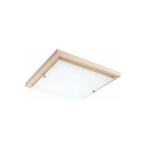 Deckenleuchte led Weiß 3000 k 1700 lm Holz Modern Deckenlampe