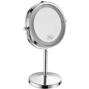V-tac - VT-7572 3W Led 1x 3x Vergrößerung Spiegel Tischleuchte Kaltweiß 6400K 4Stk aa Batterie Chromkörper - sku 6629
