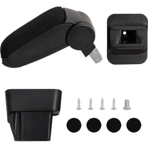Destockoutils - Auto-Armlehne Schwarz 13x34x(33-46) cm abs vidaXL