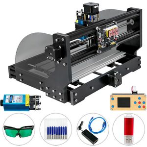 Mophorn - cnc 3018 Pro Router 300×180×45 mm 5,5 w Lasergravierer GRBL-Steuerung 3-Achsen-Mini-Fräsmaschine für Kunststoff, Acryl, pvc, Holz