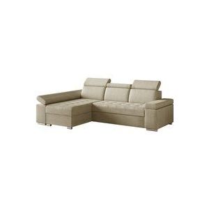 E-meubles - Ecksofa mit Schlaffunktion Eckcouch mit Bettkasten Sofa Couch mit verstellbare Kopfstütze L-Form Polsterecke Schlafsofa Gästebett