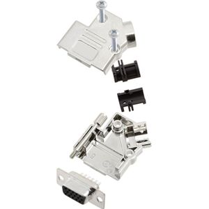 Tru Components - TCD45PKM09HDS15K 7709156 d-sub Buchsenleisten-Set 45 ° Polzahl: 15 Lötkelch 1 St.