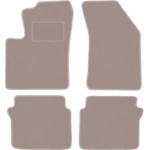 Beige Velours-Fußmatten für: Chrysler Sebring III Limousine (2007-2010)