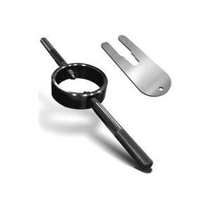 Gabelfederspanner, Motorradgabelfederspanner-Werkzeugsatz Wartung der Aluminiumschraubenfeder, Universal-Motorradgabelfederspanner