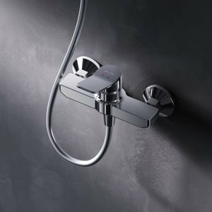 Am.pm - Duscharmatur Einhebel Brausebatterie Chrom Armatur Mischbatterie Brausearmatur Brausebatterie Wasserhahn Bad Mischbatterie Dusche
