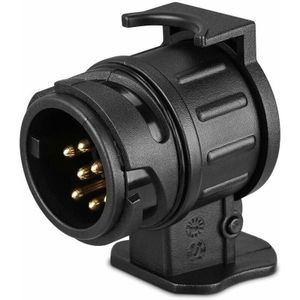 Jusch - 13/7 Neue Version 13-poliger auf 7-poliger Anhängersteckdosenadapter für 13-polige Autoanhänger