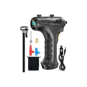 6000 mAh Autoreifenfüller mit LED-Licht und digitaler LCD-Anzeige, 150 PSI Autokompressor, 12 V tragbarer Luftkompressor, kabelloser Luftkompressor