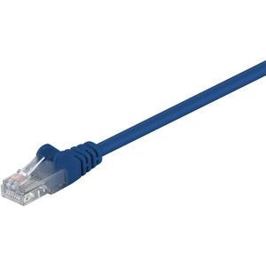 Cat 5e Patchkabel, u/utp, blau, Kupferkaschierter Aluminiumleiter (cca). Kabellänge 7.5 m