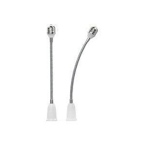 E27 Sockel 27.5CM Verlängerung, E27 bis E27 Sockelverlängerung, Lampenfassung, 2er-Pack