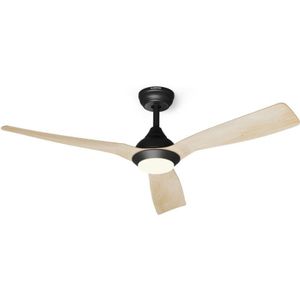 Klarstein - Smart Deckenventilator mit Beleuchtung – 2-in-1 Deckenlampen mit Ventilator, 132 cm, 6 Geschwindigkeiten, led, Sommer- & Wintermodus,