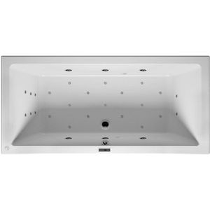 Lusso Rechteck-Badewanne, Version rechts, mit Bliss-System, - Riho