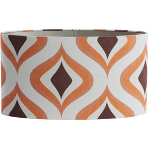 Light & Living - lampenschirm - Cookie - oranje - textil - E27 -