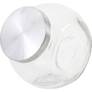 Bonbonniere aus Glas und Metall
