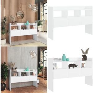 Sideboard Weiß 105x30x70 cm Holzwerkstoff - Schreibtisch - Wohnzimmermöbel - Sideboard Weiß - Holz Sideboard - Möbel Online Kaufen - Home & Living