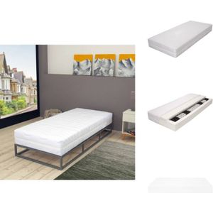 Vidaxl - Matratze 120 x 200 cm 7 Zonen Taschenfedern 20 cm H2 - Matratze - Taschenfederkernmatratze - 7-Zonen-Matratze - Doppelbettmatratze - H2 Härte