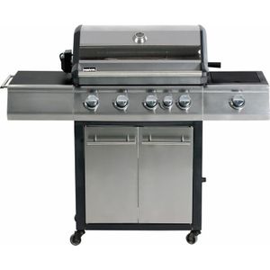 Gasgrill Grill California 411 m 4-Brenner Seitenbrenner Grillwagen bbq - Primaster
