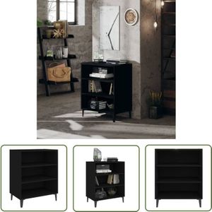 VidaXL Sideboard Schwarz 57x35x70 cm Holzwerkstoff