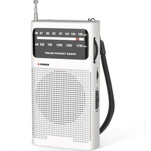 Tragbares Radio, am(mw)/fm Batteriebetriebenes Radio, Transistor-Taschenradio mit ausgezeichnetem Empfang, Hervorragende Klangqualität,