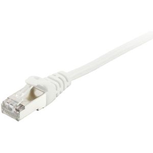Equip 605513 RJ45 Netzwerkkabel, Patchkabel cat 6 s/ftp 0.25 m Weiß vergoldete Steckkontakte 1 St.