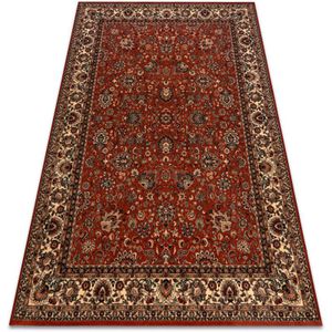 Rugsx - Wollteppich kashqai 4362 200 Ornament rotwein / beige red 200x300 cm