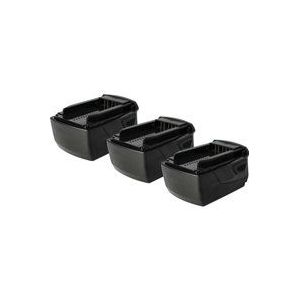 3x Akku kompatibel mit Hilti sd 5000-A22, sf 22-A, sfc 22-A, sfh 22-A Elektrowerkzeug (4000 mAh, Li-Ion, 21,6 v) - Vhbw