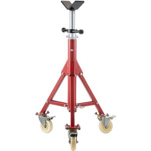 Pipe Stand, einstellbar 28-52 Zoll v Kopf Pipe Jack Stand, 882 lb Kapazität mit Rollen, tragbare Stahlrohr Unterstützung für 1/8 bis 12 Zoll Rohre